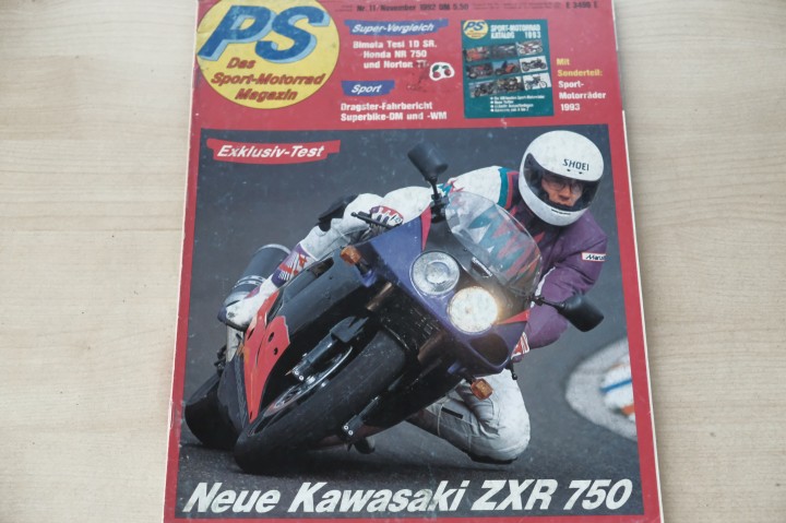 Deckblatt PS Sport Motorrad (11/1992)